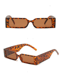 Unisex Rectangular 'Galaxy' Plastic Sunglasses