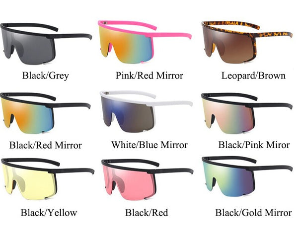 Women's Oversized 'Clint Wear' Plastic Sunglasses