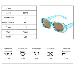 Women's Rectangular 'Lens Crafters' Sunglasses