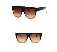 Women's Oversized Frame 'Black Shades' Square Sunglasses