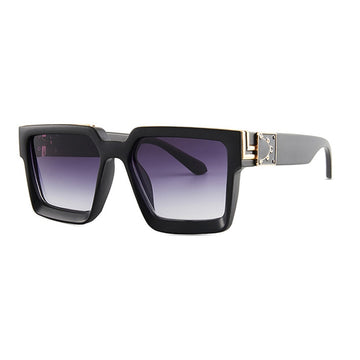 Men's Square 'Snazzy Shades' Plastic Sunglasses