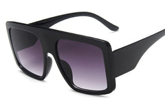 Women's Oversized Square 'Creep ' Plastic Sunglasses