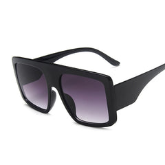 Women's Fashion Square 'Side to Side' Plastic Sunglasses