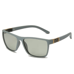 Men's Square Flexible 'Reflect' Plastic Sunglasses