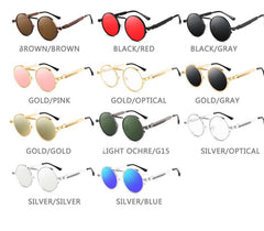 Unisex Round "Sky Walker" Metal Sunglasses