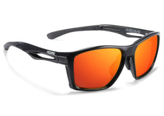 Men's Polarized Rectangle 'Bart ' Plastic Sunglasses