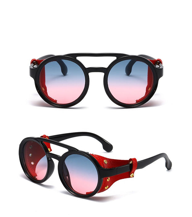 Men's Retro Round 'Cherry' Plastic Sunglasses