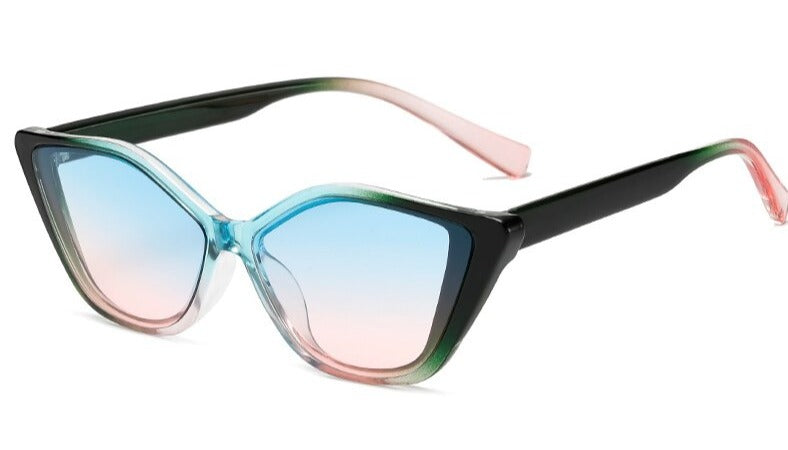 Women's Cat Eye 'Shadow ' Plastic Sunglasses
