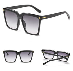 Women's Oversized Square 'Nod' Plastic Sunglasses