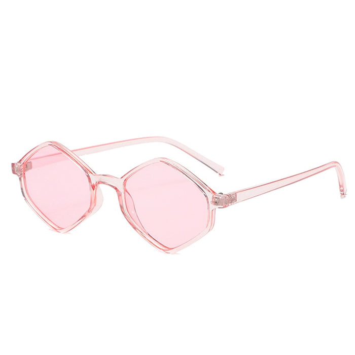 Unisex  Hexagonal 'Arci' Plastic Sunglasses