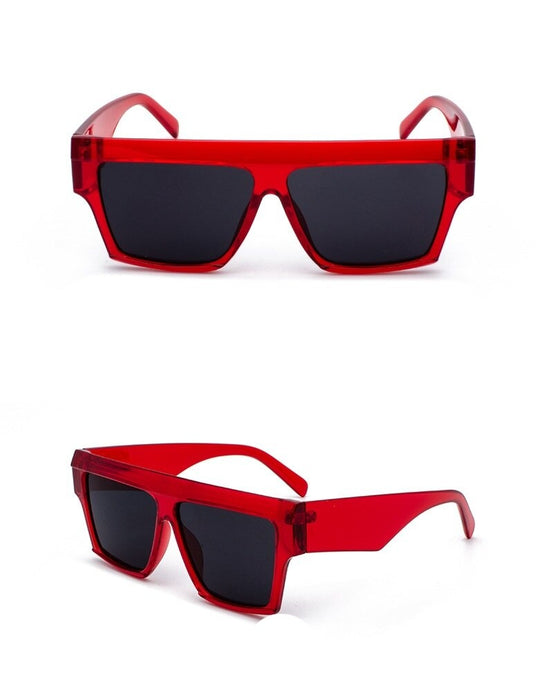 Women's Square 'Simply Plain' Oversized Sunglasses