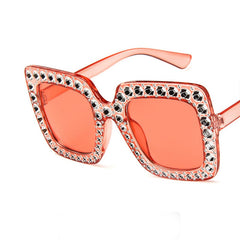 Women's Oversized Square 'Camilla' Plastic Sunglasses