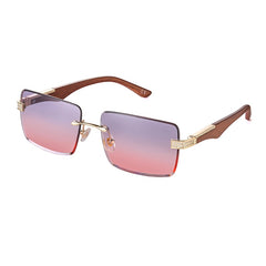 Women's Square Rimless 'Goddess' Sunglasses