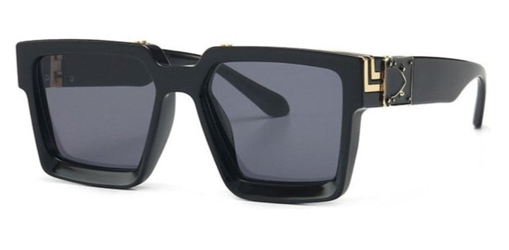 Men's Square 'The Banned Man' Plastic Sunglasses