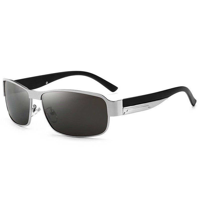 Men's Rectangular 'Autobots' Square Sunglasses