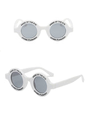 Women's Retro Small Round 'Leopard' Plastic  Sunglasses