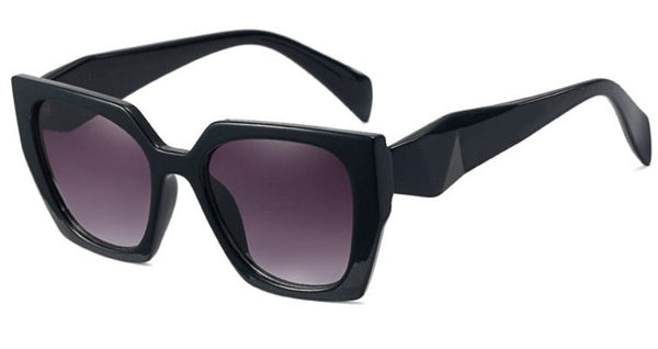 Women's Vintage Polygon 'Hatchet ' Plastic Sunglasses