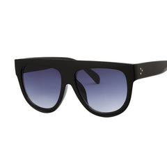 Women's Oversized Frame 'Black Shades' Square Sunglasses