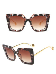 Women's Oversized 'Beyonce Freshness' Plastic Sunglasses