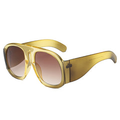 Women's Retro Oversized 'Sassy Pants' Oval Sunglasses