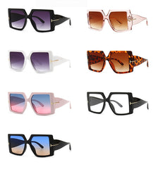 Women's Square 'Summer Gigli' Plastic Sunglasses