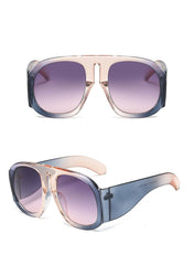 Women's Retro Oversized 'Sassy Pants' Oval Sunglasses