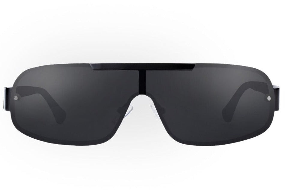 Men's Polarized Pilot 'Wild One Eye Wear' Metal Sunglasses