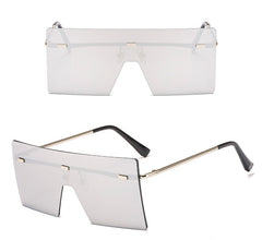 Women's Gradient 'Cyber' Square Sunglasses