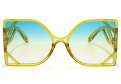 Women's Oversized Square 'Barbara' Plastic Sunglasses