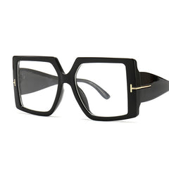 Women's Black 'Dawn' Oversized Sunglasses