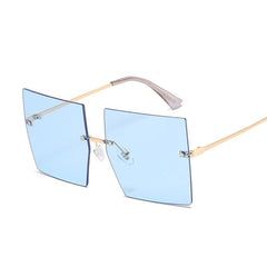 Women's Vintage Square 'Classy Ella' Metal Sunglasses