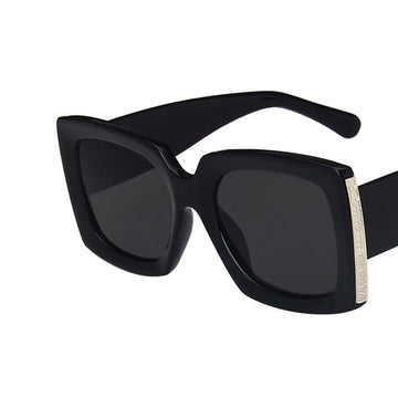 Women's Vintage Oversized 'The Lava' Square Sunglasses