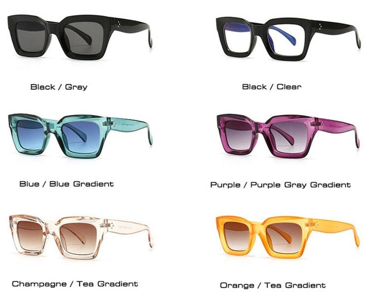 Women's Cat Eye 'Purple Vine Eye' Plastic Sunglasses