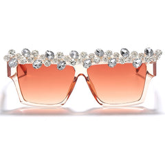 Women's Trendy Square 'Goddess' Diamond Sunglasses