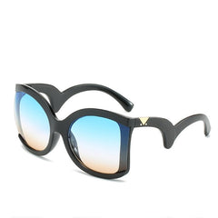 Women's Square 'Fantasy' Oversized Sunglasses