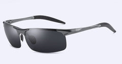 Men's Polarized Sports 'Lazar Eye Wear' Metal Sunglasses