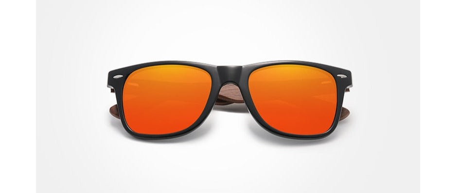 Men's Oval 'Basty' Wooden Sunglasses