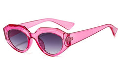 Women's Punk Oval 'Lila Eye Wear' Plastic Sunglasses