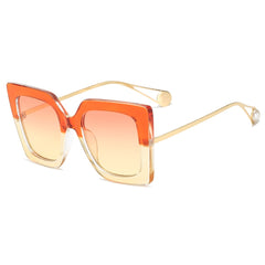 Women's Luxury Cat Eye 'Sunset' Metal Sunglasses