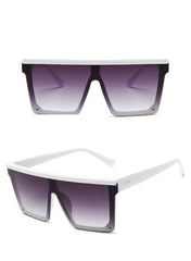 Women's Square 'Jenniffer Love' Plastic Sunglasses