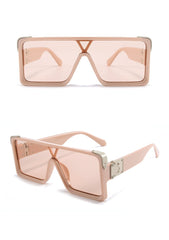 Men's Oversized 'Conjoined' Square Sunglasses