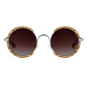 Men's Round 'Doni' Wooden Sunglasses