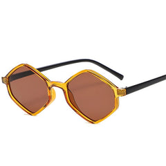 Women's Polygon Square 'Fun in the Sun' Retro Sunglasses