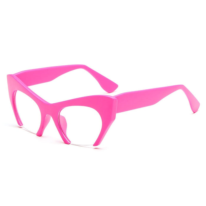 Women's Half Frame Cat Eye 'Appeals' Plastic Sunglasses