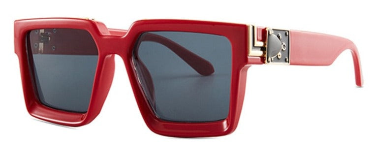 Unisex Square 'The Banned Shades' Plastic Sunglasses