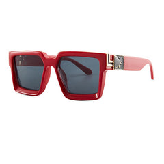 Men's Square 'Snazzy Shades' Plastic Sunglasses