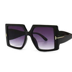 Women's Black 'Dawn' Oversized Sunglasses