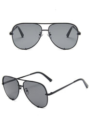 Women's Classic Vintage 'Clear View' Alloy Sunglasses