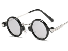 Women's Round 'Lana Smile' Metal Sunglasses