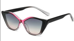 Women's Cat Eye 'Shadow ' Plastic Sunglasses